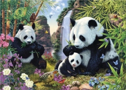 Puzzle Pandas ocultos 1000 piezas – Secret Collection