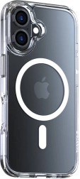 Funda Torras Diamond‑Mag para iPhone 16 Plus transparente