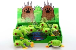 Rana de peluche llavero