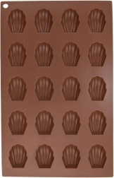 Molde de silicona para galletas con forma de conchas Sillinie