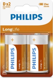 Pilas Philips R20 1.5V