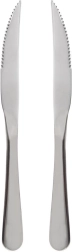 Orion cuchillos de acero inoxidable para filetes y hamburguesas, 2 uds