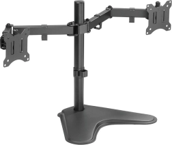 Soporte de acero para dos monitores de 17-32 pulgadas