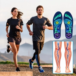 Plantillas magnéticas de masaje para zapatos con acupresión L (44–47) - 1 pieza