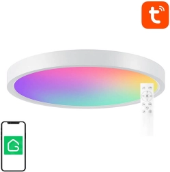 Lámpara de techo inteligente 30 cm WiFi/Bluetooth 16M RGBCW Gosund LB12 1920 lm Tuya con mando a distancia