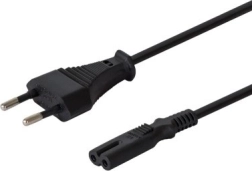 Cable de alimentación plano tipo ocho C7 2 pines 1,8 m