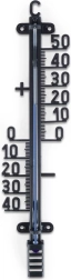 Termómetro interior y exterior ProGarden 25 cm – negro