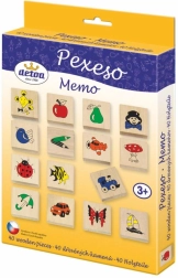 Memoria de madera Detoa con imágenes, 40 piezas