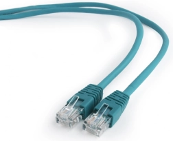 Cable patch cat. 5e 1 m verde con capucha moldeada