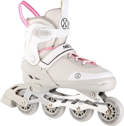 Patines 2 en 1 NILS Extreme NH18188A gris‑rosa – M(34-38)