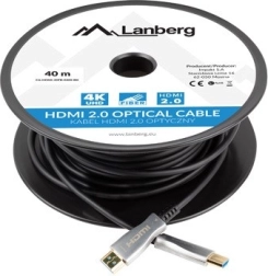 Cable óptico HDMI 2.0 LANBERG de 40 m con soporte 4K