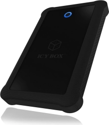 Caja externa para disco 2,5" ICY BOX con USB 3.0 y funda de silicona