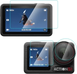 Cristal templado protector Puluz para DJI Osmo Action 5 Pro