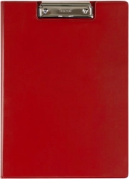 Carpeta doble de plástico A4 Classic roja