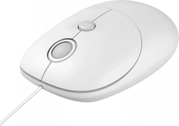 Ratón óptico con cable iBOX Seagull blanco 2400 DPI