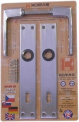Manilla de aluminio con placa para llave