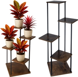 Soporte para plantas RUHHY 107 cm en estilo loft