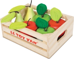 Le Toy Van caja de madera con manzanas y peras
