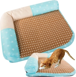 Alfombrilla para dormir y rascador para gatos