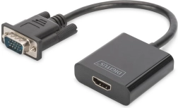 Convertidor VGA a HDMI con audio 1080p FHD