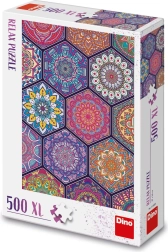 Puzzle relajante con mandalas 500 piezas XL