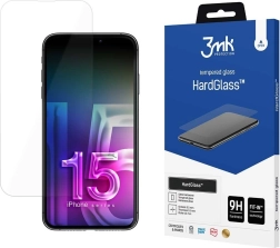 Cristal templado HardGlass para iPhone 15 6,1" 9H