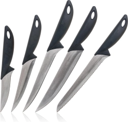 Juego de cuchillos de cocina Culinaria, 5 piezas