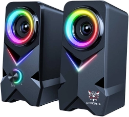 Altavoces gaming Onikuma con iluminación RGB