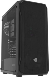 Caja de PC FURY SHOBO SH4F Midi Tower con vidrio templado negra