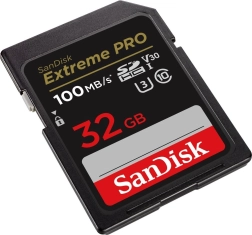 Tarjeta de memoria SanDisk Extreme Pro SDHC 32 GB UHS-I U3 V30 100/90 MB/s