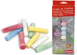 Tizas grandes de colores 10 uds JEUJURA