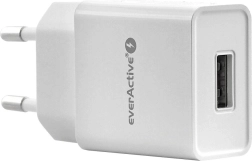 Cargador de red EVERACTIVE 1× USB 1 A blanco