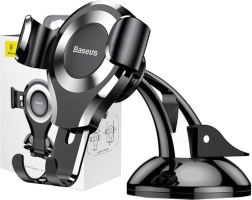 Soporte gravitacional para teléfono de coche BASEUS Osculum, negro-plateado