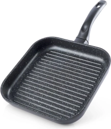 Sartén grill cuadrada de granito 26 × 26 cm GRANDE