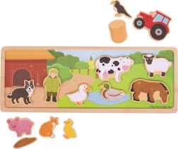 Puzle magnético de granja Bigjigs Toys