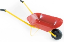 Carretilla infantil de metal roja