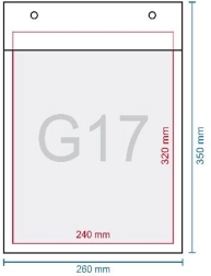 Sobre de burbujas G17 350 × 250 mm con cierre autoadhesivo