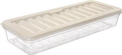 Caja para alimentos de perfil bajo con tapa 1 l