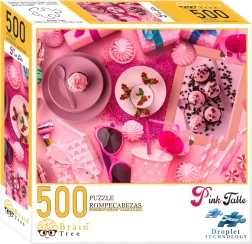 Puzzle Brain Tree “Rosado extendido” 500 piezas