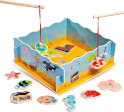 Juego de pesca magnética de madera BIGJIGS TOYS