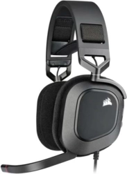 Auriculares gaming Corsair HS80 RGB USB carbon