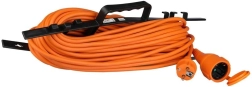 V-TAC cable alargador para exterior 30 m 16 A en bobina con tapa protectora