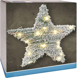 Estrella luminosa de 40 cm con 30 LED y temporizador