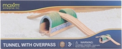 Maxim túnel con paso elevado para vías de tren de madera