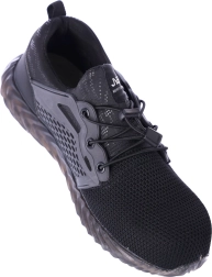 Zapatillas de seguridad ultraligeras para trabajo – negro