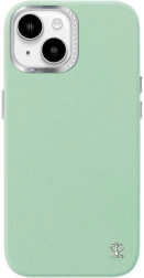 Funda estrellada Joyroom verde para iPhone 15
