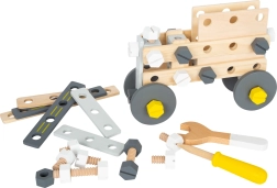 Kit de construcción de madera small foot miniwob, 67 piezas