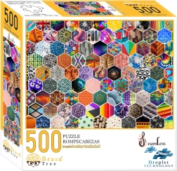 Puzzle de piezas con forma tipo mosaico de 500 piezas Brain Tree