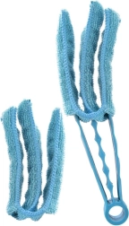 Cepillo para limpiar persianas con microfibra