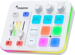 Tarjeta de sonido Maono G1 Neo blanca